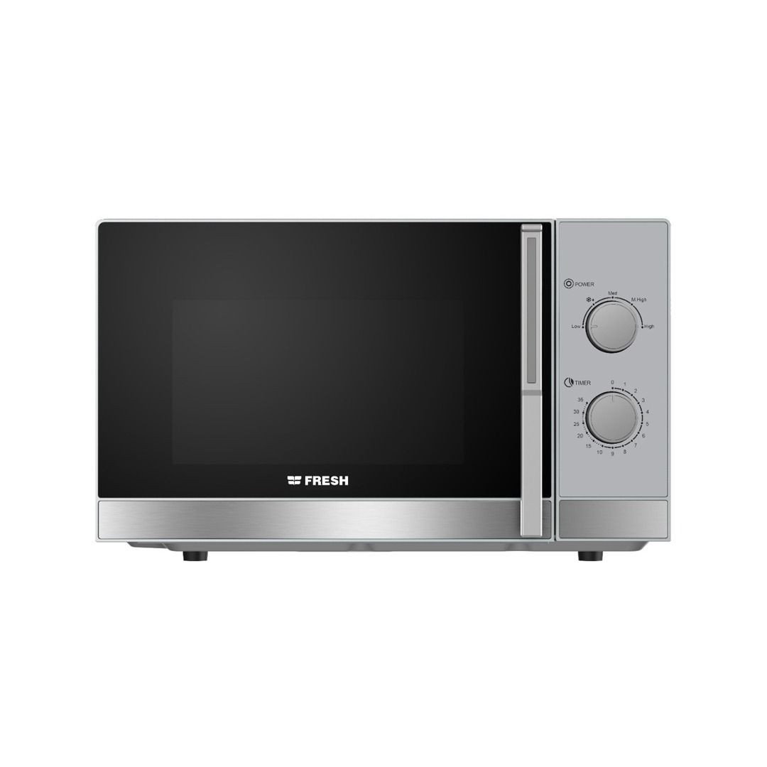 ميكروويف فريش 25 لتر  850 وات FMW-25MC-SW - اسود فضي