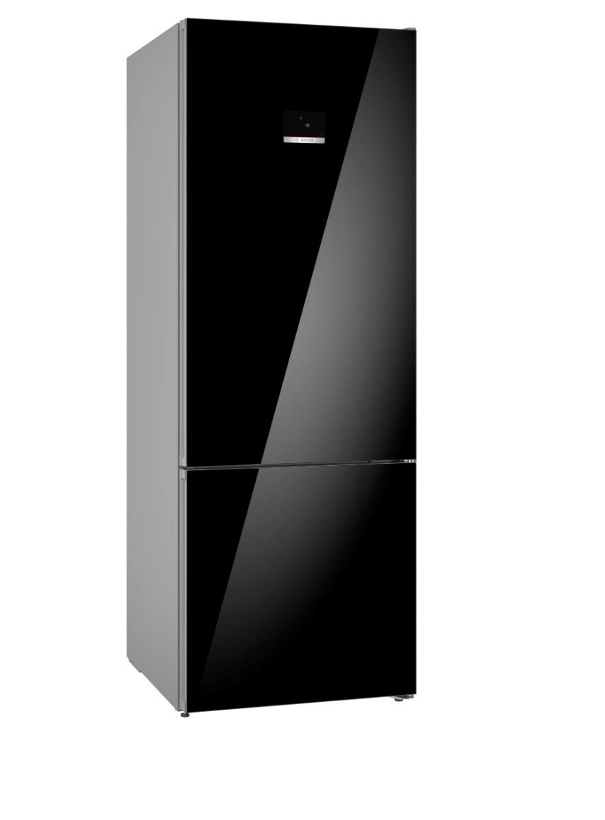 تلاجة بوش لون اسود فريزر سفلي نو فروست 508 لتر KGN56LB3E9
